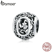 Sterling Silver Retro Letter Charms