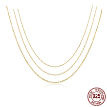 Sterling Silver Basic Cable Chain Necklace
