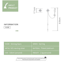 Asymmetric Star Drop Earrings