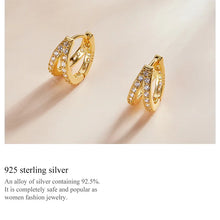 Sterling Silver Classic Geometry Earrings