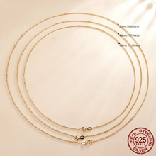 Sterling Silver Basic Cable Chain Necklace