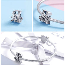 Letter Retro Charms Alphabet Beads Fit Charm Bracelet