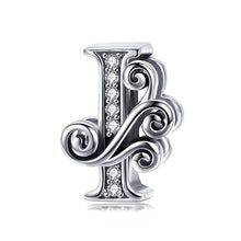 Letter Retro Charms Alphabet Beads Fit Charm Bracelet