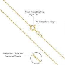 Sterling Silver Basic Cable Chain Necklace