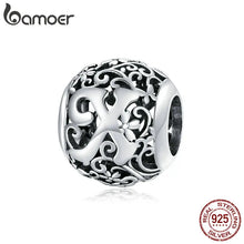 Sterling Silver Retro Letter Charms