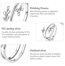 Trendy Multilayer Leaf Open Ring