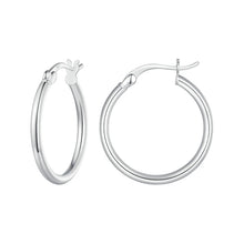 Sterling Silver Bold Classic Hypoallergenic Hoop Earrings