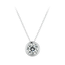 White Gold Plated Moissanite