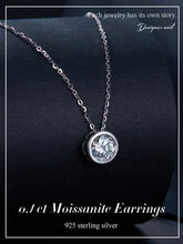 White Gold Plated Moissanite