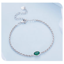 Luxurious Green Zircon Chopin Bracelet