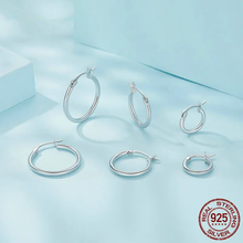 Sterling Silver Bold Classic Hypoallergenic Hoop Earrings