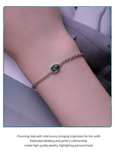 Luxurious Green Zircon Chopin Bracelet