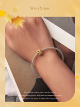 Sterling Silver Autumn Gold Leaves Charms