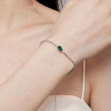 Luxurious Green Zircon Chopin Bracelet