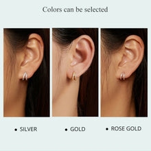 Sterling Silver Classic Geometry Earrings