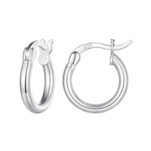 Sterling Silver Bold Classic Hypoallergenic Hoop Earrings