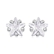 Sterling Silver Mini Star Stud Earrings