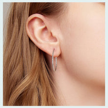 Sterling Silver Carved Floral Silver Large Hoop Earrings