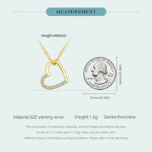 Sterling Silver The shape of love Chain Necklace