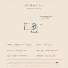 White Gold Plated Moissanite