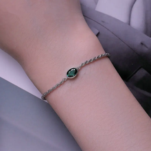 Luxurious Green Zircon Chopin Bracelet