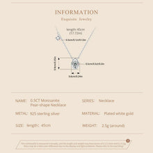 White Gold Plated Moissanite