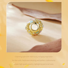 Sterling Silver Autumn Gold Leaves Charms