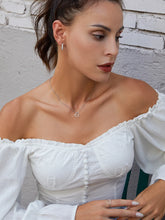 Sterling Silver The shape of love Chain Necklace