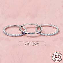 Full pave CZ Simulated Diamond Stackable Ring