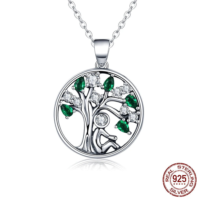 Sterling Silver Tree of Life Necklace for Women