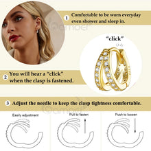 Sterling Silver Classic Geometry Earrings