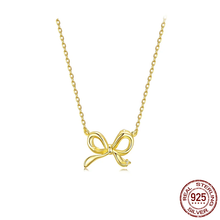 Sterling Silver Bowknot Chain Necklace