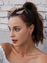 Sterling Silver The shape of love Chain Necklace