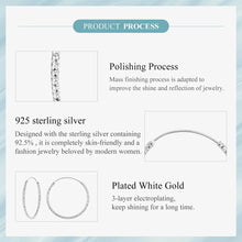 Sterling Silver Carved Floral Silver Large Hoop Earrings