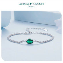 Luxurious Green Zircon Chopin Bracelet