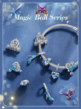 Sterling Silver Pumpkin Carriage Bead Magic Dancing Shoes Pendant Charms