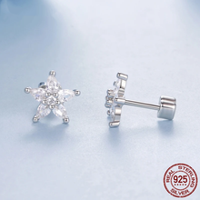 Sterling Silver Mini Star Stud Earrings