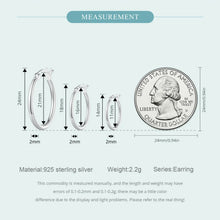 Sterling Silver Bold Classic Hypoallergenic Hoop Earrings