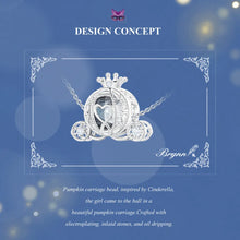 Sterling Silver Pumpkin Carriage Bead Magic Dancing Shoes Pendant Charms