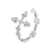 Retro Pattern Cross Ring