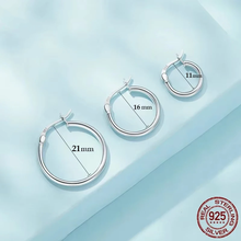 Sterling Silver Bold Classic Hypoallergenic Hoop Earrings