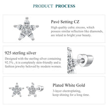 Sterling Silver Mini Star Stud Earrings