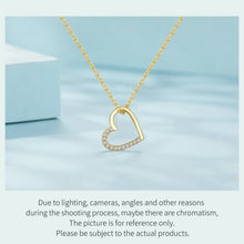 Sterling Silver The shape of love Chain Necklace