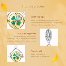 Sterling Silver Autumn Gold Leaves Charms