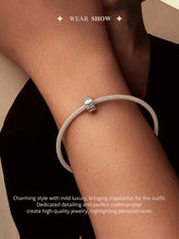 Sterling Silver Paw Print Silicone Beads Retro Pet Heart Charm