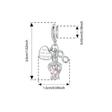 Sterling Silver Angel Love Pendant Faith Guard Charm Peace Dove Beads