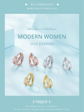 Sterling Silver Classic Geometry Earrings