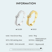 Vintage Knot Band Rings