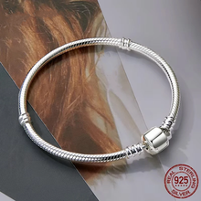 Sterling Silver Snake Charm Bracelet