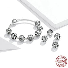 Sterling Silver Retro Letter Charms